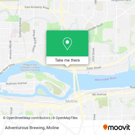 Mapa de Adventurous Brewing