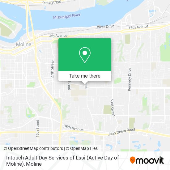 Mapa de Intouch Adult Day Services of Lssi (Active Day of Moline)