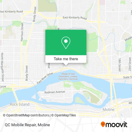 QC Mobile Repair map