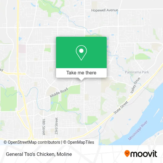 General Tso's Chicken map