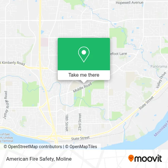 American Fire Safety map