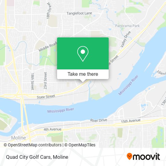 Quad City Golf Cars map