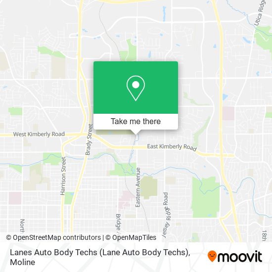 Lanes Auto Body Techs map