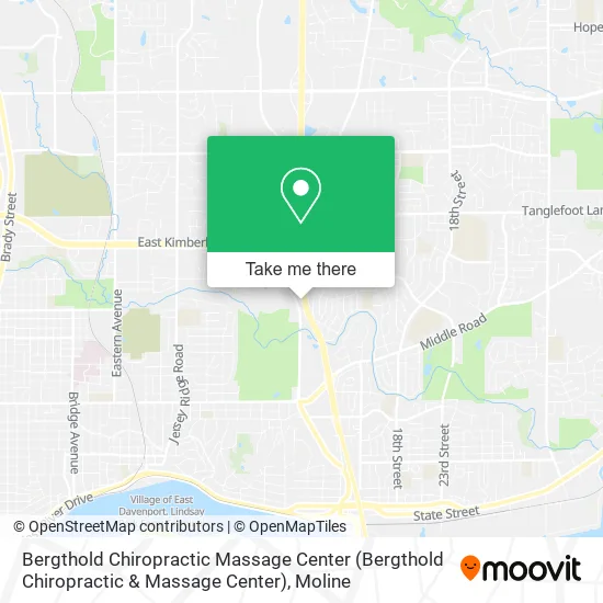 Bergthold Chiropractic Massage Center map