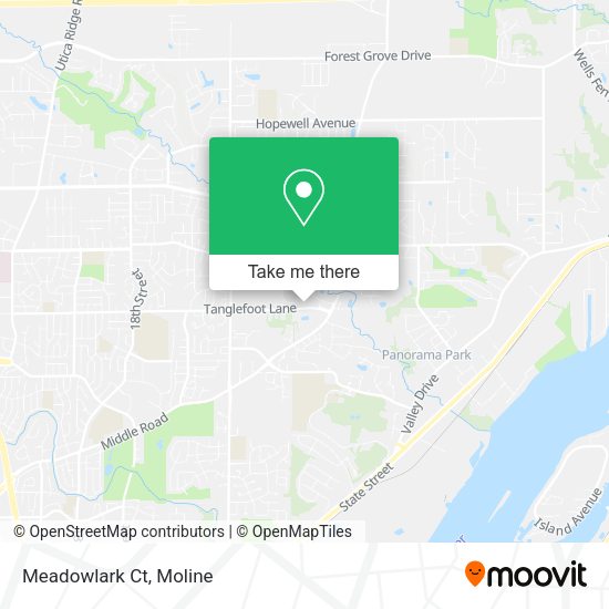 Meadowlark Ct map