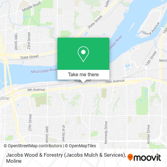 Mapa de Jacobs Wood & Forestry (Jacobs Mulch & Services)