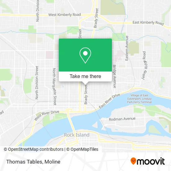 Thomas Tables map
