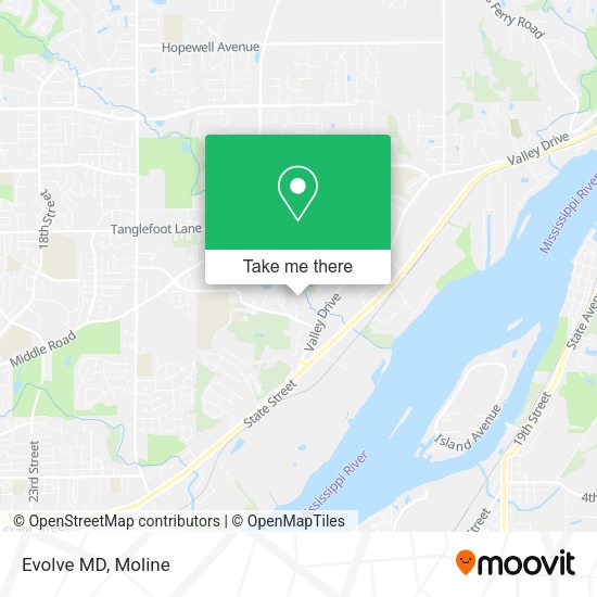 Evolve MD map