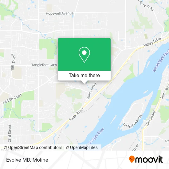 Evolve MD map