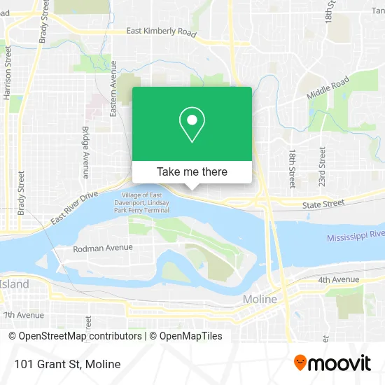 101 Grant St map