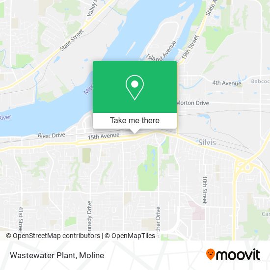 Wastewater Plant map