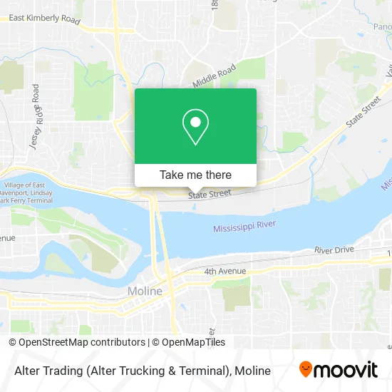 Alter Trading (Alter Trucking & Terminal) map