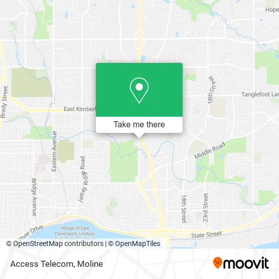 Access Telecom map