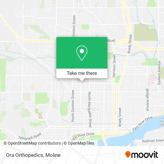 Ora Orthopedics map