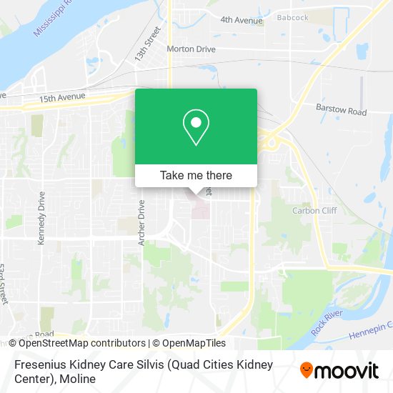 Fresenius Kidney Care Silvis (Quad Cities Kidney Center) map