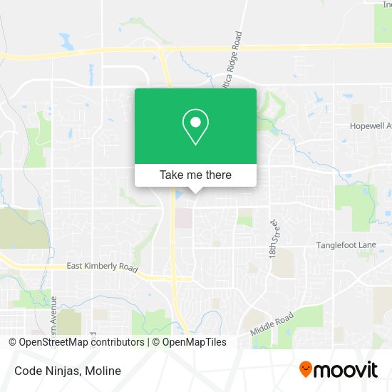 Code Ninjas map