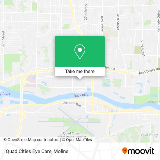 Mapa de Quad Cities Eye Care