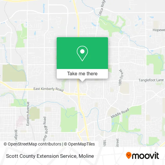 Scott County Extension Service map