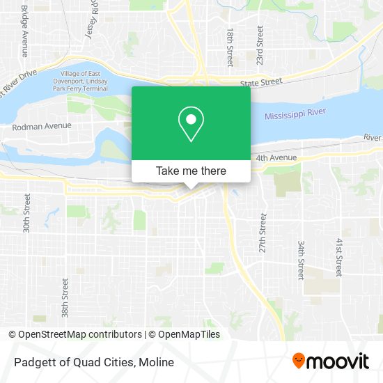 Padgett of Quad Cities map