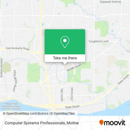 Mapa de Computer Systems Professionals