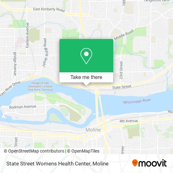 Mapa de State Street Womens Health Center