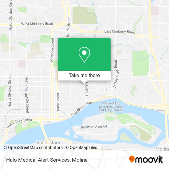Halo Medical Alert Services map