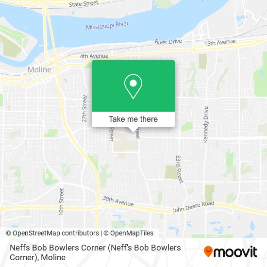 Mapa de Neffs Bob Bowlers Corner (Neff's Bob Bowlers Corner)