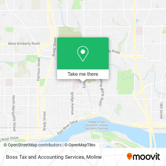 Boss Tax and Accounting Services map