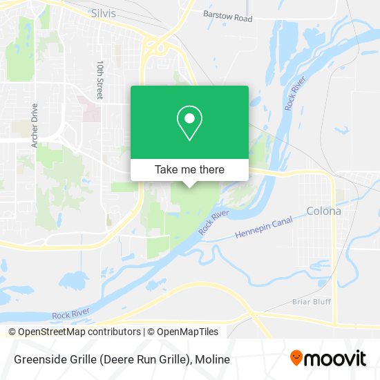 Greenside Grille (Deere Run Grille) map