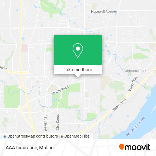 AAA Insurance map