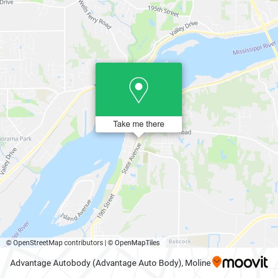 Advantage Autobody (Advantage Auto Body) map