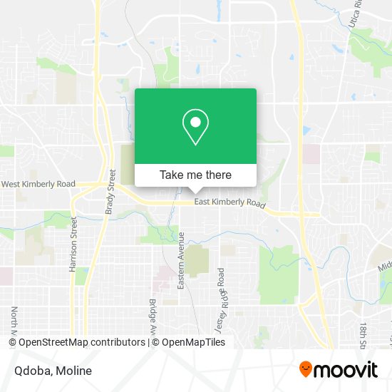 Qdoba map