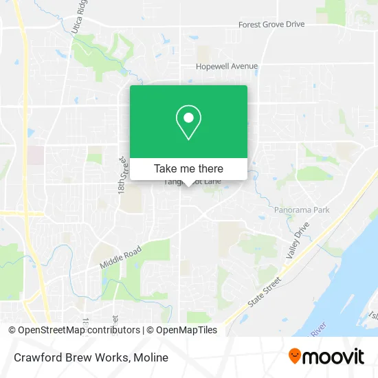 Mapa de Crawford Brew Works