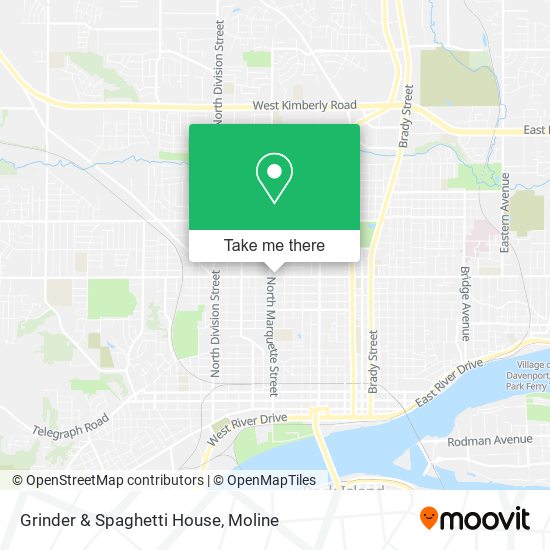 Grinder & Spaghetti House map