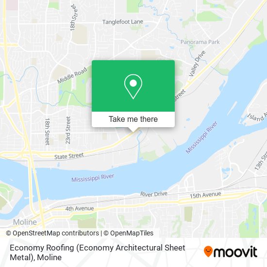 Economy Roofing (Economy Architectural Sheet Metal) map