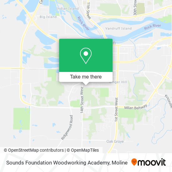 Sounds Foundation Woodworking Academy map