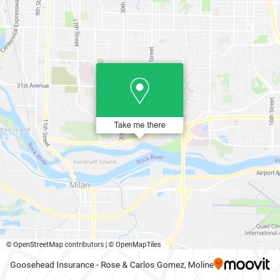 Goosehead Insurance - Rose & Carlos Gomez map