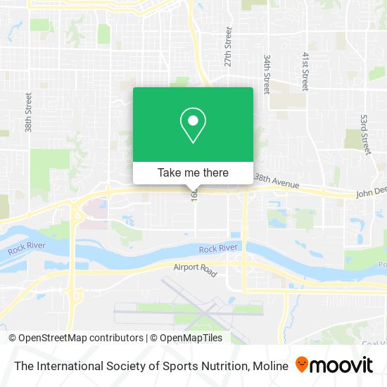 The International Society of Sports Nutrition map