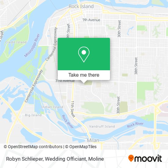 Mapa de Robyn Schlieper, Wedding Officiant