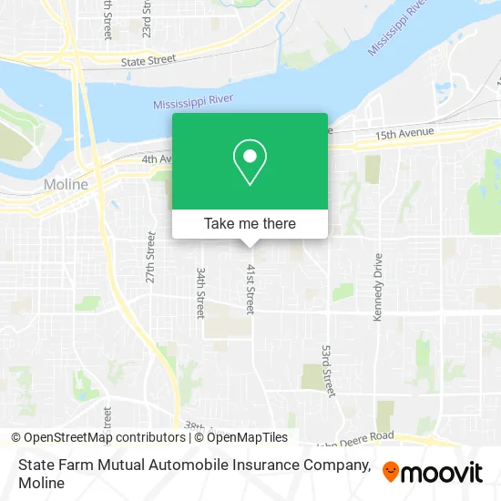 State Farm Mutual Automobile Insurance Company map