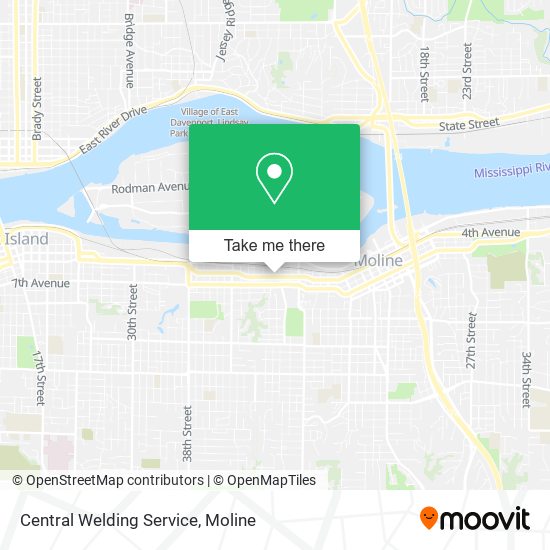 Central Welding Service map