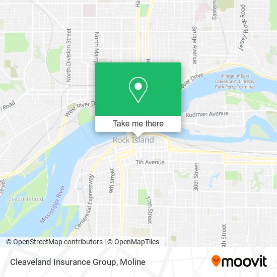 Cleaveland Insurance Group map