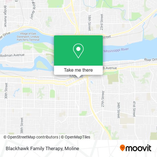 Blackhawk Family Therapy map
