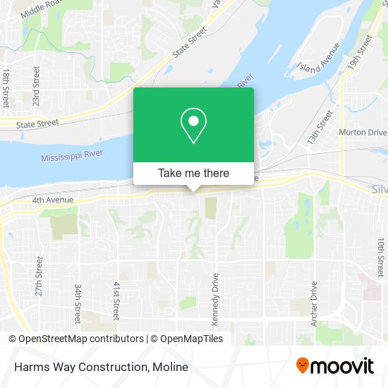 Harms Way Construction map