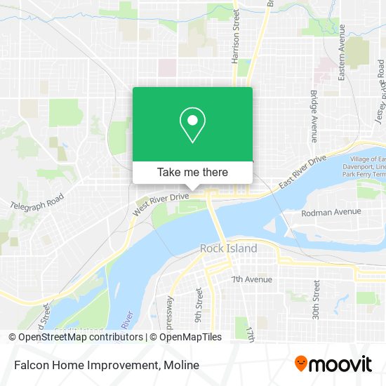 Falcon Home Improvement map