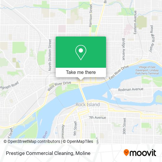 Prestige Commercial Cleaning map