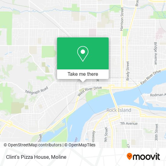 Clint's Pizza House map