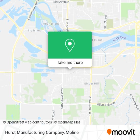 Hurst Manufacturing Company map