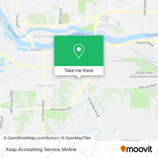 Mapa de Asap Accounting Service
