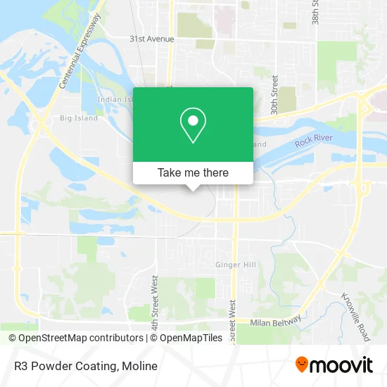 R3 Powder Coating map